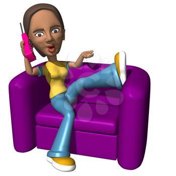 Lounging Clipart