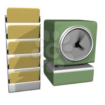 Timeclock Clipart