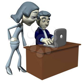 Typing Clipart