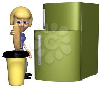 Refrigerator Clipart