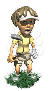 Golfer Clipart