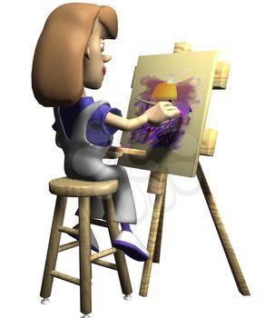 Painter Clipart