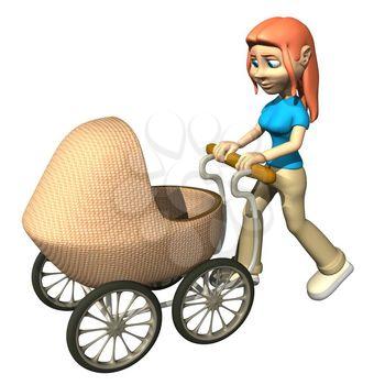 Stroller Clipart