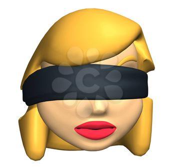 Blindfolded Clipart