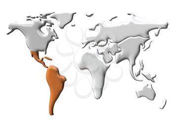 Continents Clipart