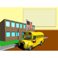 Schoolbus PowerPoint Background