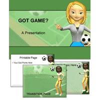 Female PowerPoint Template