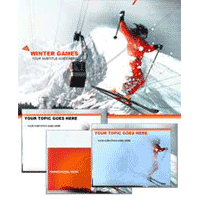 Ski PowerPoint Template