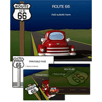 Route PowerPoint Template