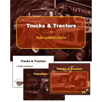 Tractors PowerPoint Template
