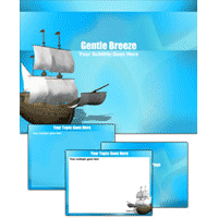 Gentle breeze powerpoint template