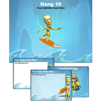 Hang Ten PowerPoint template