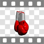 Boxing gloves turning