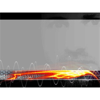 Technology wavelength power point theme