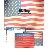 US flag power point theme