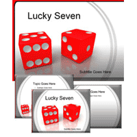 Lucky seven powerpoint template