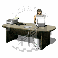 Receptionist Animation
