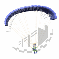 Parachuting Animation