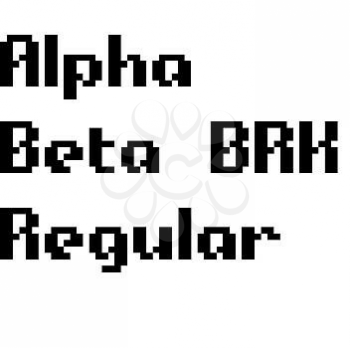 Alpha Beta Font