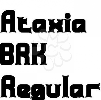Ataxia Font