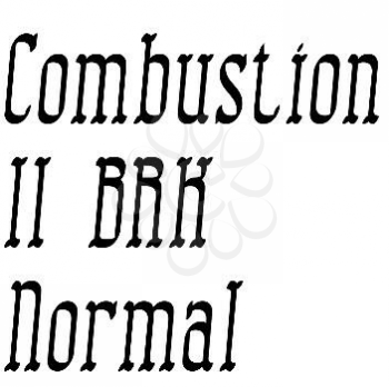 Combustion Font