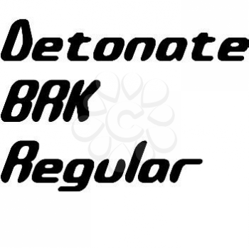 Detonate Font