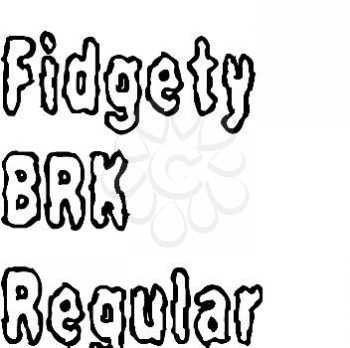 Fidgety Font