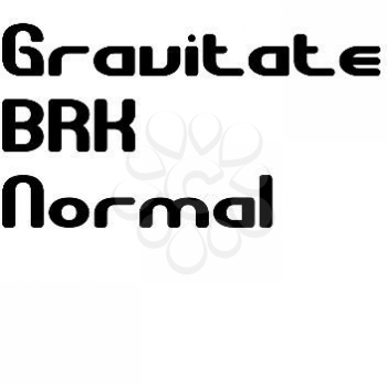 Gravitate Font