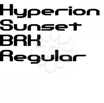 Hyperion Font