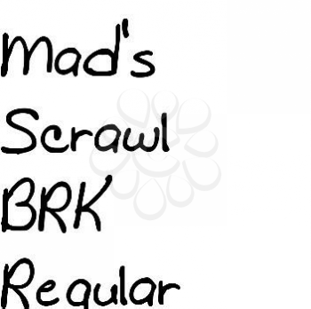 Mad's Font