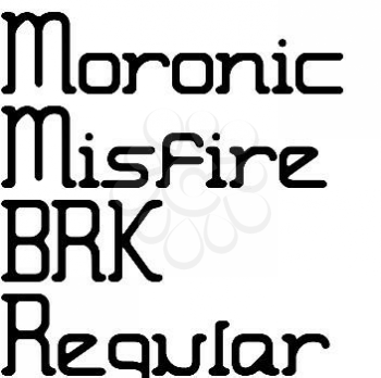 Misfire Font