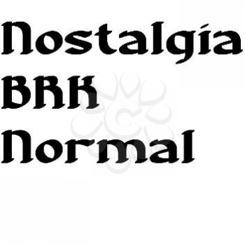 Nostalgia Font