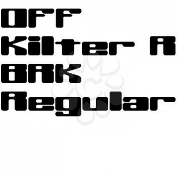 Techno Font