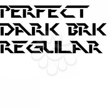 Dark Font