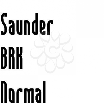 Saunder Font