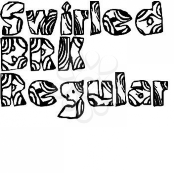 Swirled Font