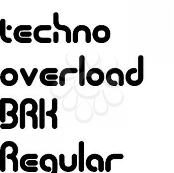 Techno Font