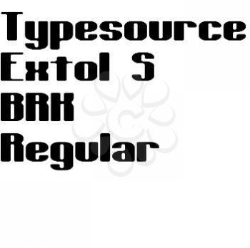 Typesource Font