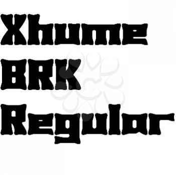 Xhume Font