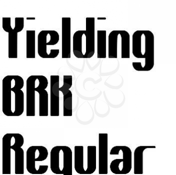 Yielding Font