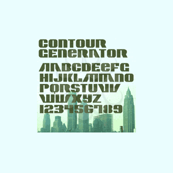 Contour Font