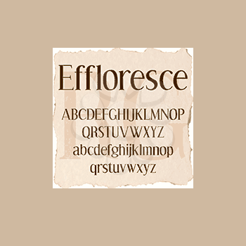 Effloresce Font