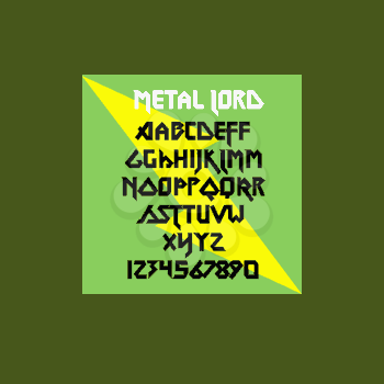 Metal Font