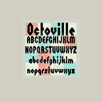 Angled Font