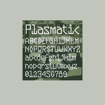 Plastic Font