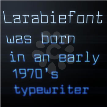 Digital Font