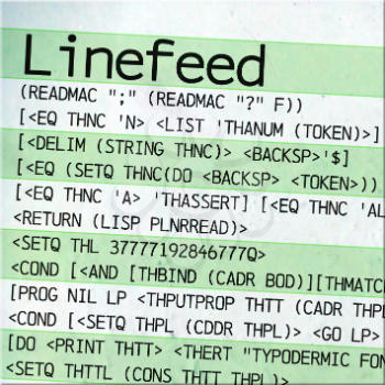 Linefeed Font