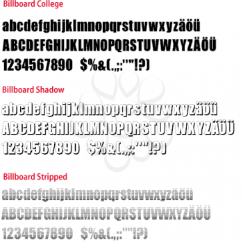 Stripped Font