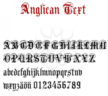 Anglican Font