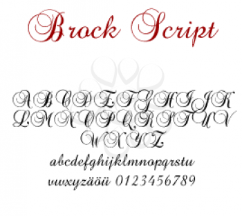 Brock Font